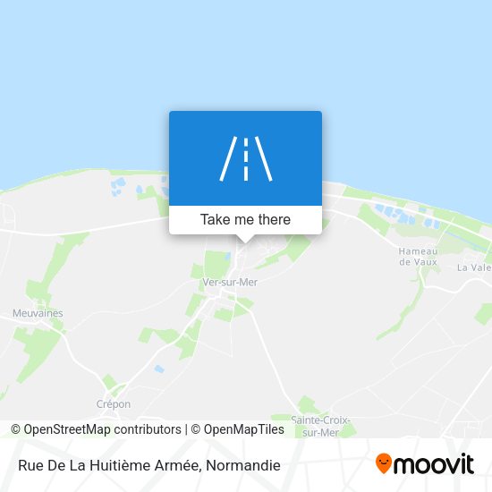 Rue De La Huitième Armée map