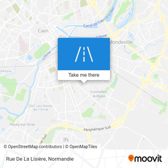 Rue De La Lisière map