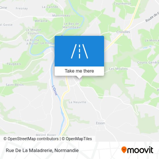 Rue De La Maladrerie map