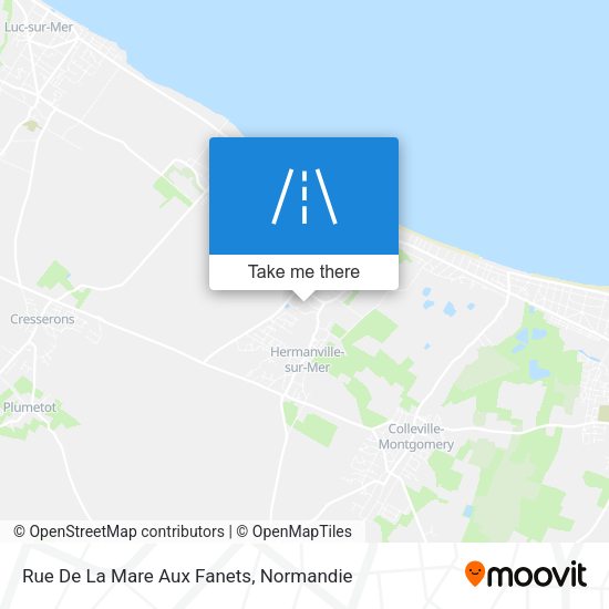 Rue De La Mare Aux Fanets map