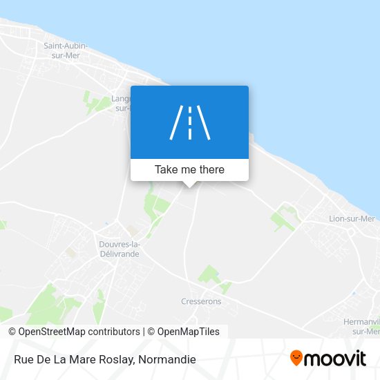 Rue De La Mare Roslay map