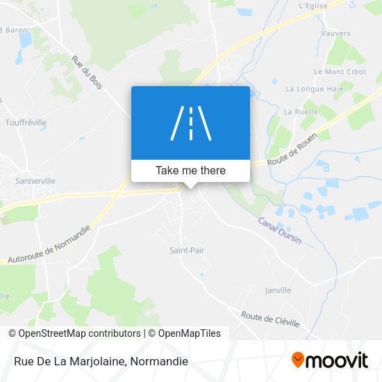 Rue De La Marjolaine map