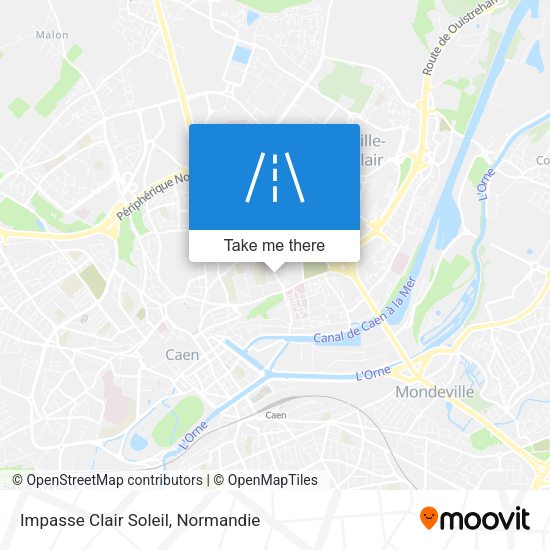 Impasse Clair Soleil map