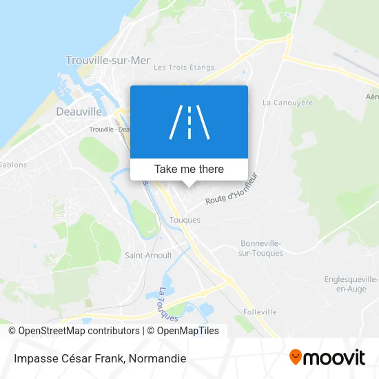 Impasse César Frank map