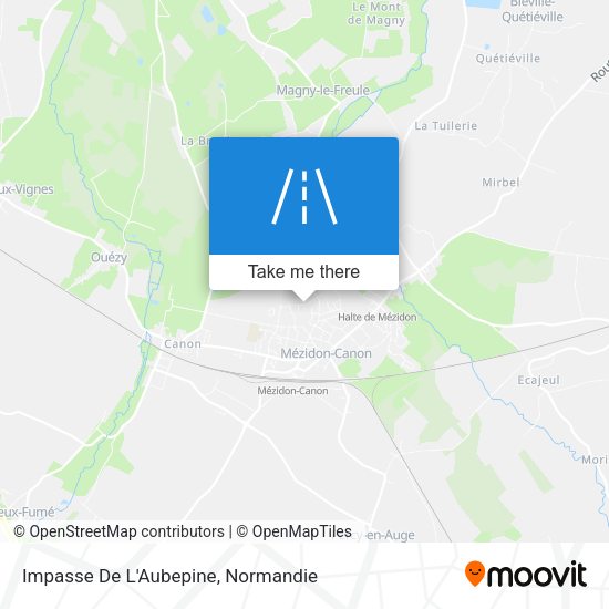 Impasse De L'Aubepine map