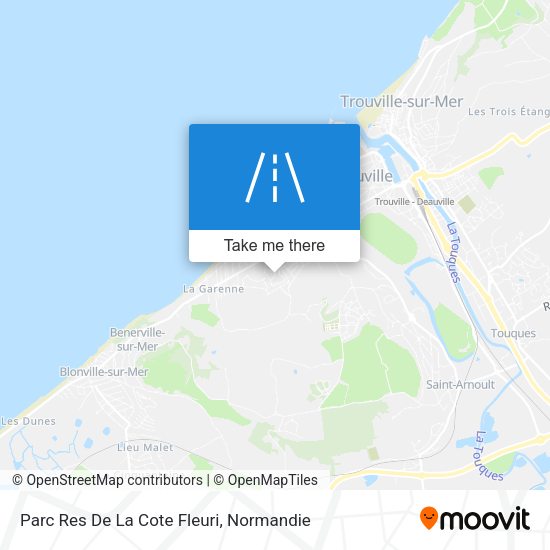 Parc Res De La Cote Fleuri map