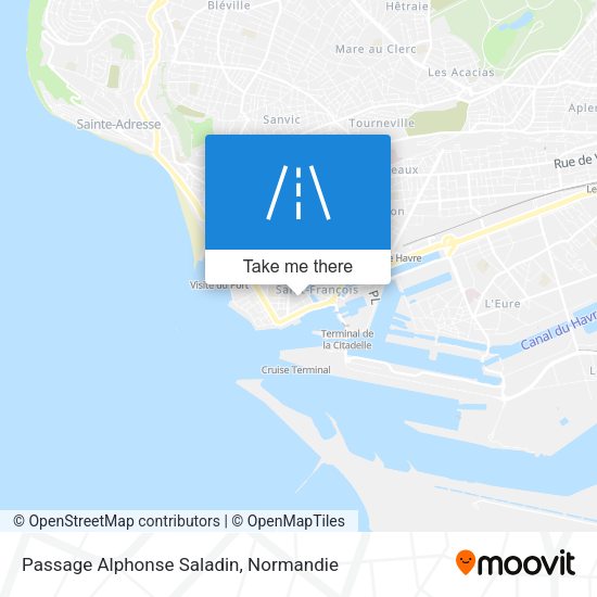 Passage Alphonse Saladin map