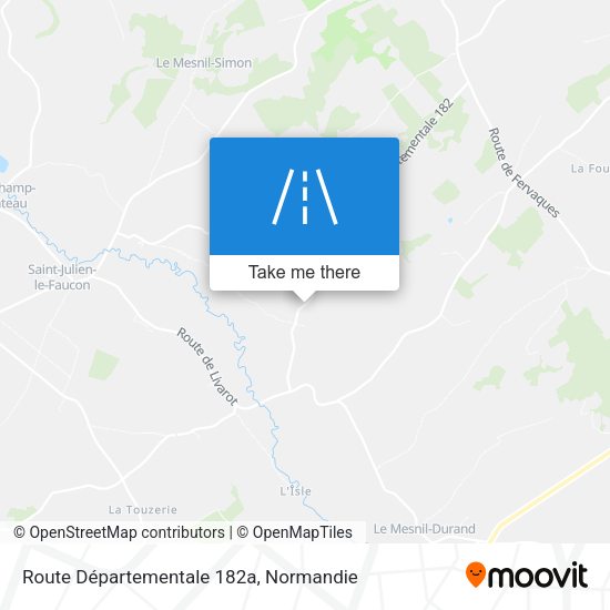 Route Départementale 182a map