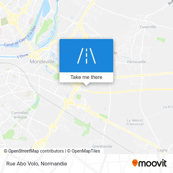 Rue Abo Volo map