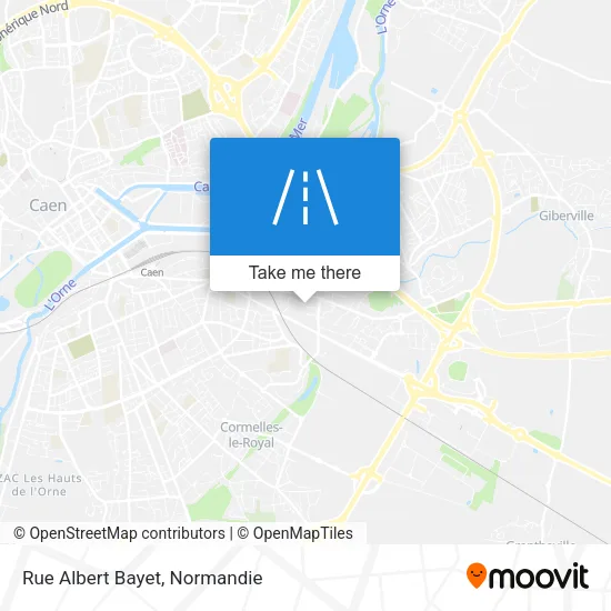 Rue Albert Bayet map