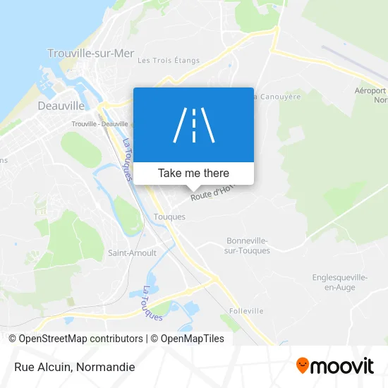 Rue Alcuin map