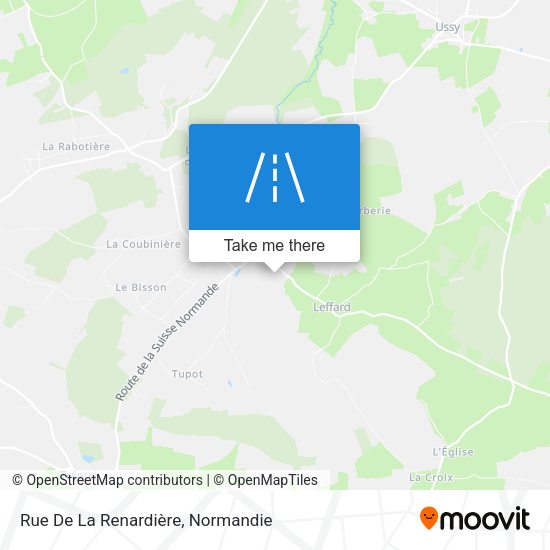 Rue De La Renardière map