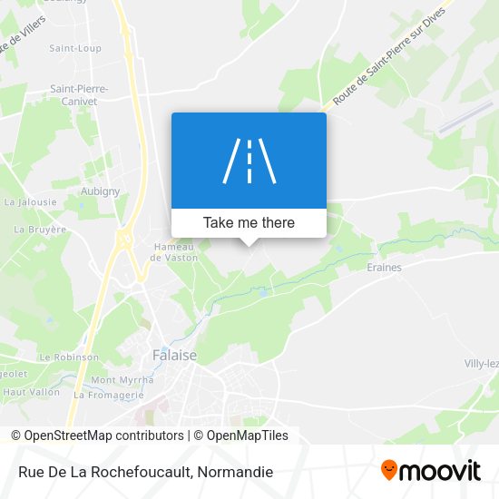 Rue De La Rochefoucault map