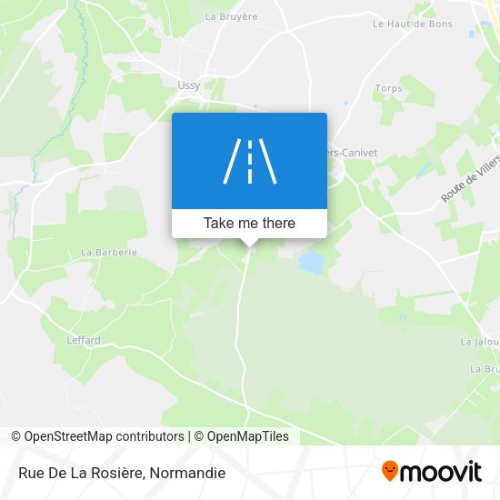 Rue De La Rosière map
