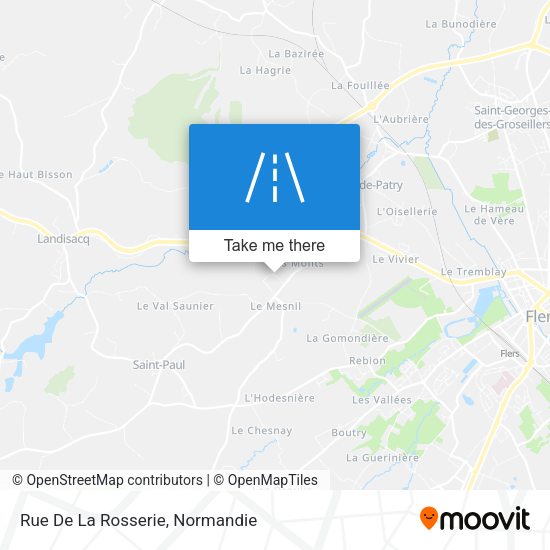 Rue De La Rosserie map
