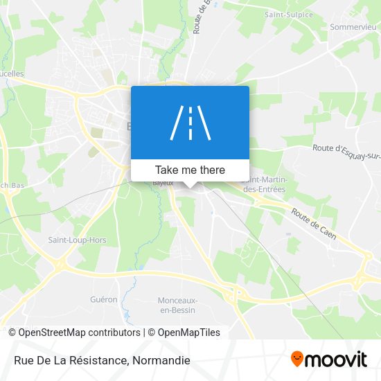 Rue De La Résistance map