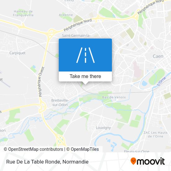 Rue De La Table Ronde map