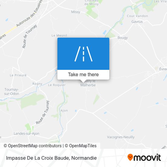 Impasse De La Croix Baude map