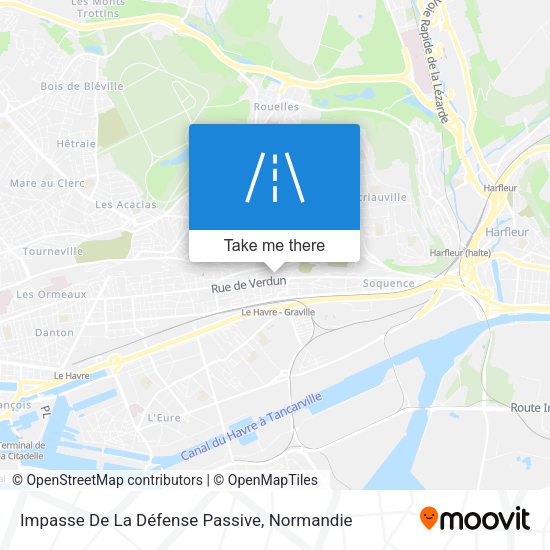 Impasse De La Défense Passive map