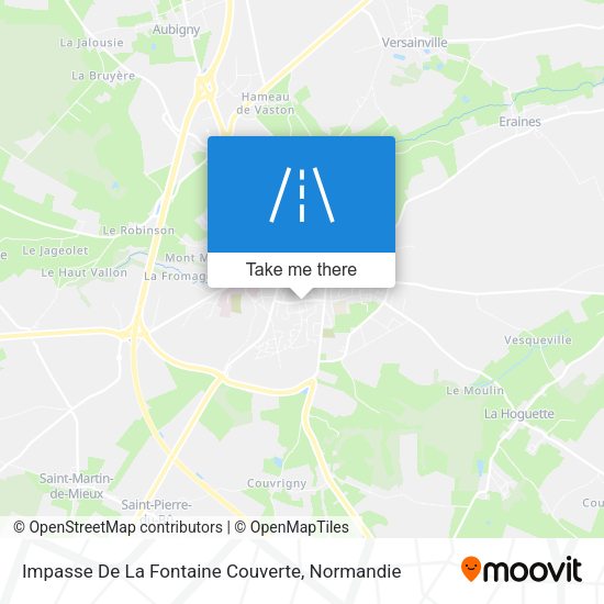 Impasse De La Fontaine Couverte map