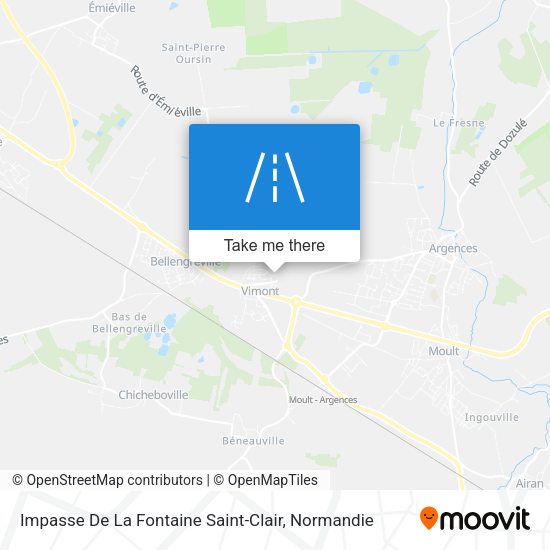 Impasse De La Fontaine Saint-Clair map