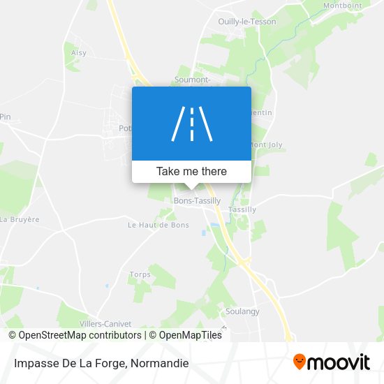 Impasse De La Forge map