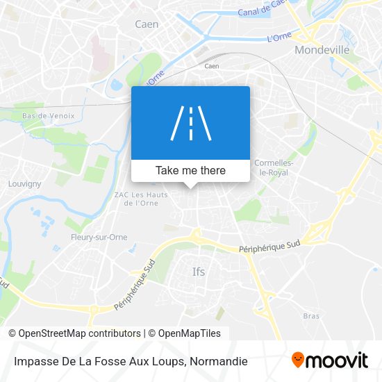 Impasse De La Fosse Aux Loups map