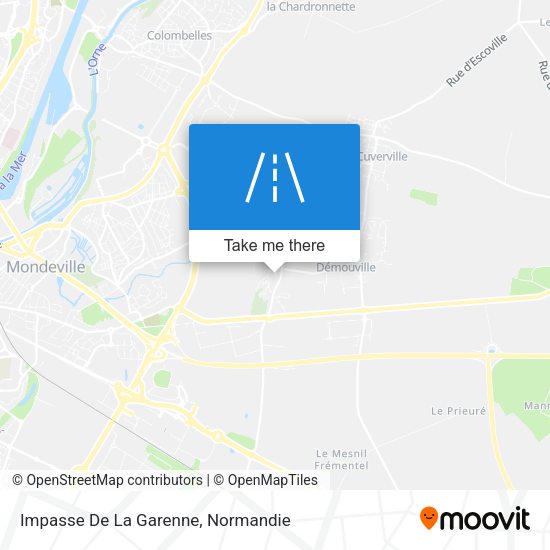Impasse De La Garenne map