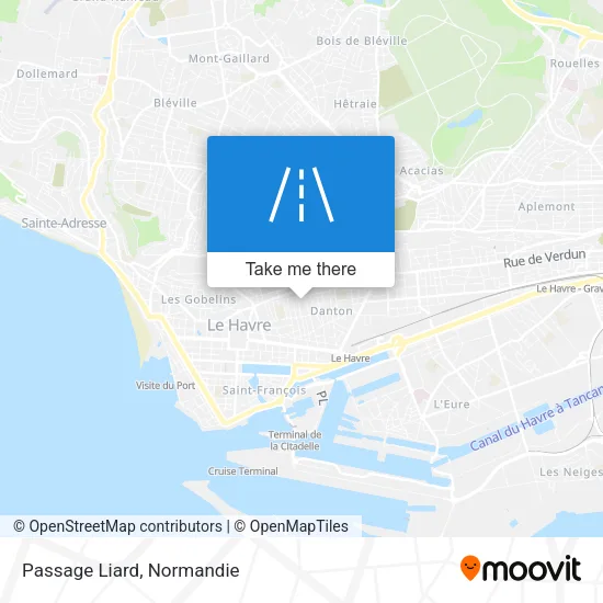 Passage Liard map