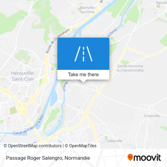 Passage Roger Salengro map