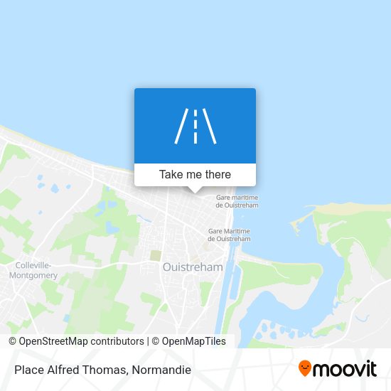 Place Alfred Thomas map