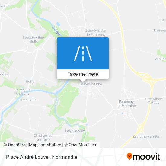 Place André Louvel map