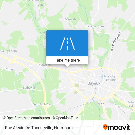 Rue Alexis De Tocqueville map
