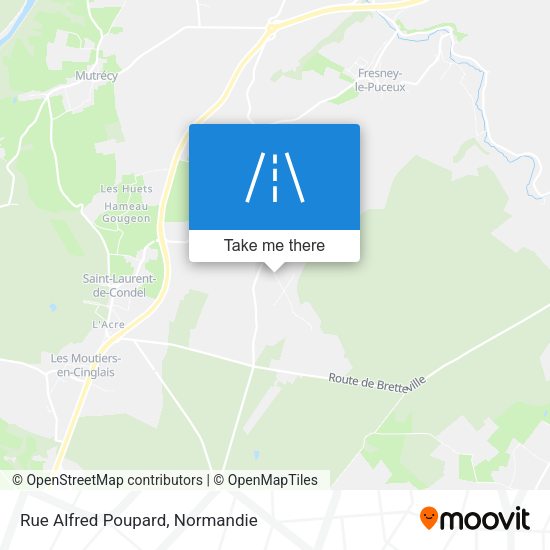 Rue Alfred Poupard map