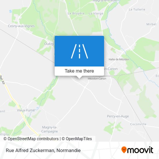 Rue Alfred Zuckerman map