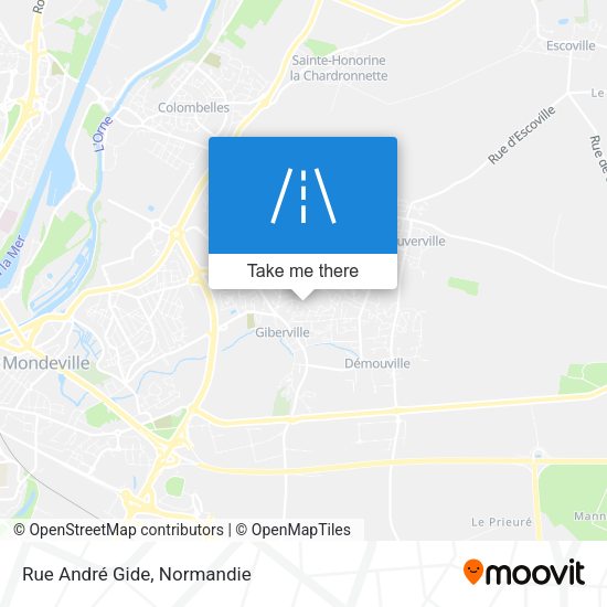 Rue André Gide map
