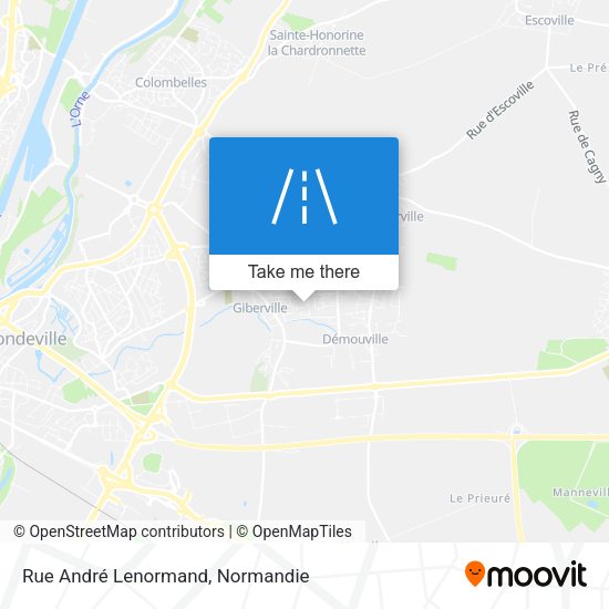 Rue André Lenormand map