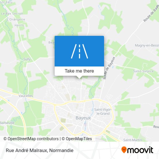 Rue André Malraux map