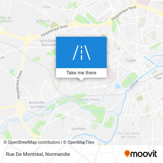 Rue De Montréal map