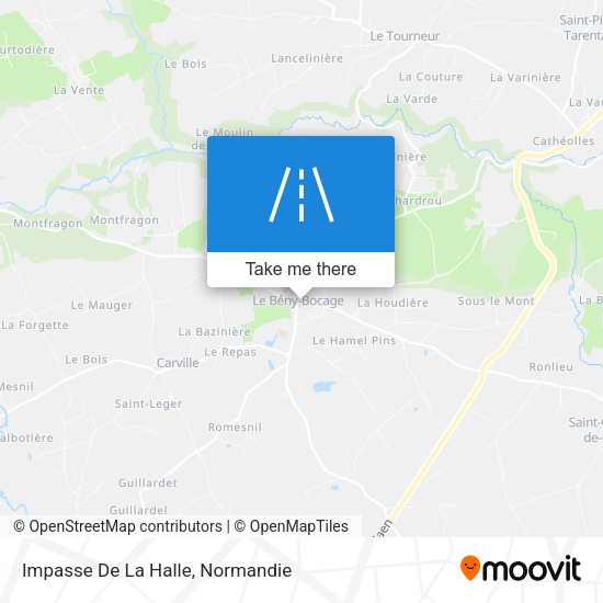 Impasse De La Halle map