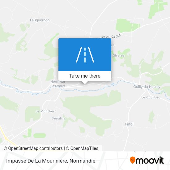 Impasse De La Mourinière map