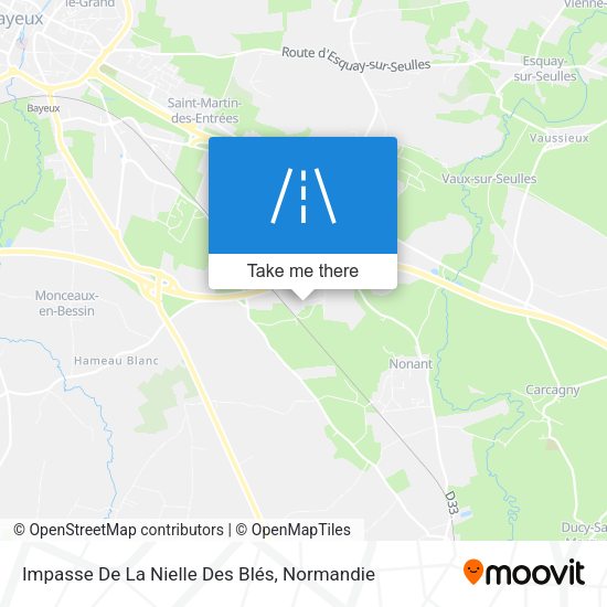 Impasse De La Nielle Des Blés map