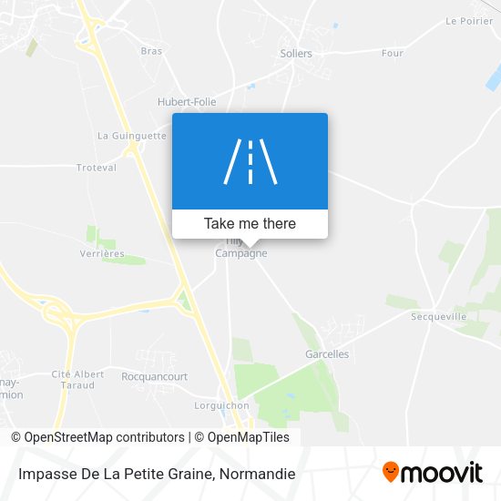 Impasse De La Petite Graine map