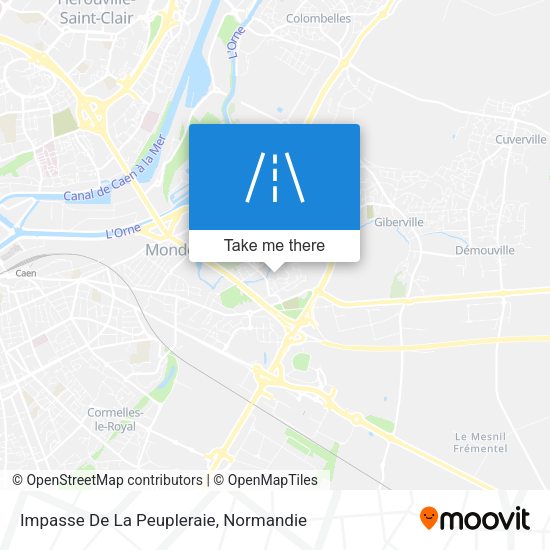Impasse De La Peupleraie map
