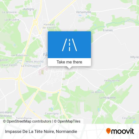 Impasse De La Tête Noire map