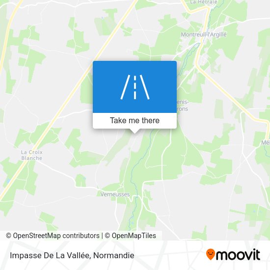 Impasse De La Vallée map