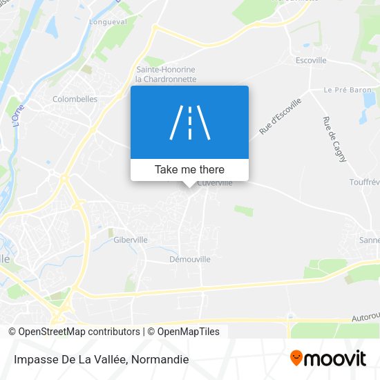 Impasse De La Vallée map