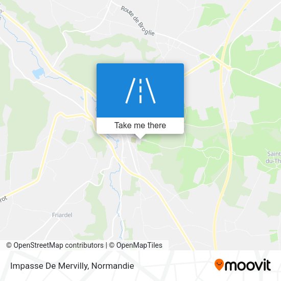 Impasse De Mervilly map