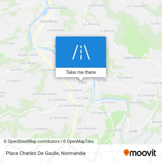 Place Charles De Gaulle map