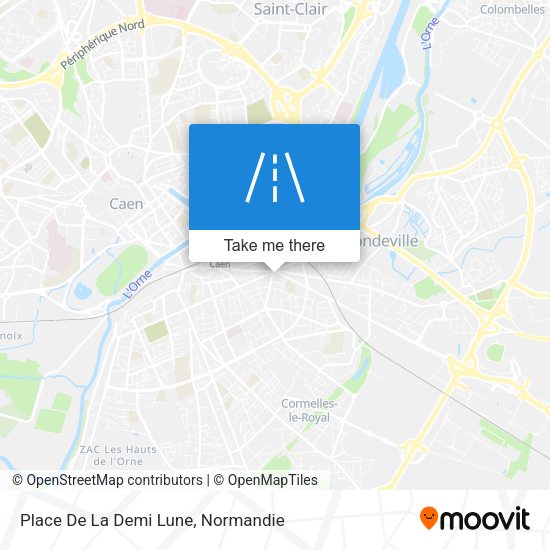 Place De La Demi Lune map